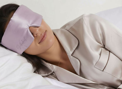 Ergonomische Schlafmaske aus Seide – für ungestörten Schlaf bei Tag und Nacht